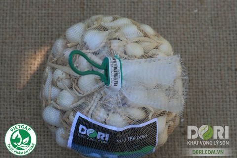  Tỏi Lý Sơn - Loại ít tép VietGAP - túi lưới 500g 
