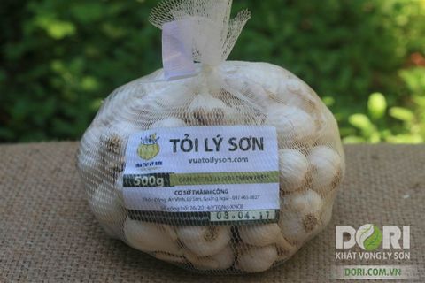  Tỏi Dori Lý Sơn - Gold - Loại đặc biệt - túi lưới 1kg 