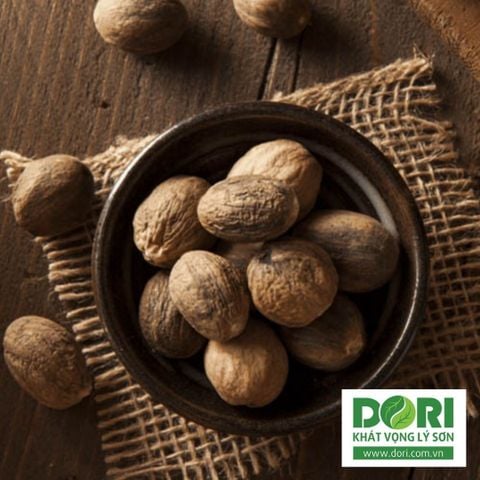  Nhục đậu khấu sấy khô - Dori Thơm 70g - Gia vị khô - Dried nutmeg VietNamese spices 