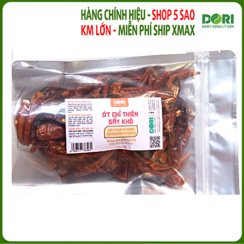  Ớt chỉ thiên sấy khô - Dori Thơm 70g - Gia vị khô - Chilli VietNamese spices 