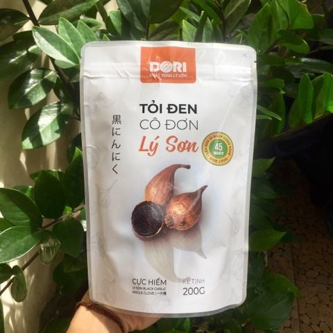  Tỏi đen cô đơn Lý Sơn (tỏi đen một tép) Dori - 200g 