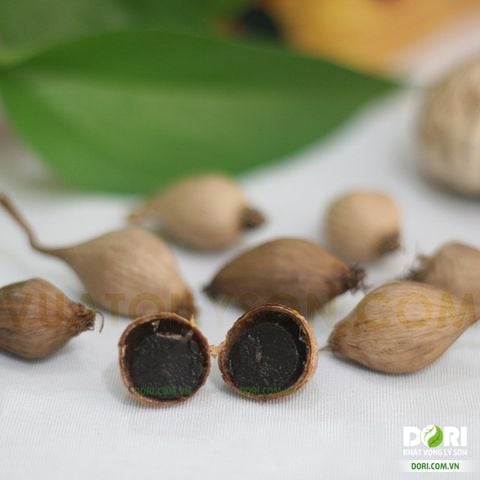  Tỏi đen cô đơn Lý Sơn Dori - Hủ thủy tinh 100g (tỏi đen một tép Lý Sơn) 