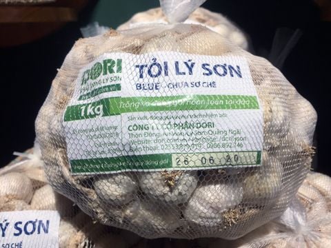  Tỏi Lý Sơn - Dori Blue - Túi 1kg - Thân dài  ( KM đến hết 30/4/25) 