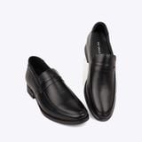  Giày tây nam kiểu xỏ chất da cao cấp MI-5 đen 