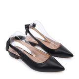  Giày Sling Back Nơ Nữ KP-24 Đen 