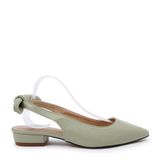  Giày Sling Back Nơ Nữ KP-24 Xanh 