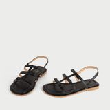  Sandal Đế Thấp A-001 Đen 