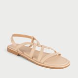  Sandal Đế Thấp A-002 Kem 