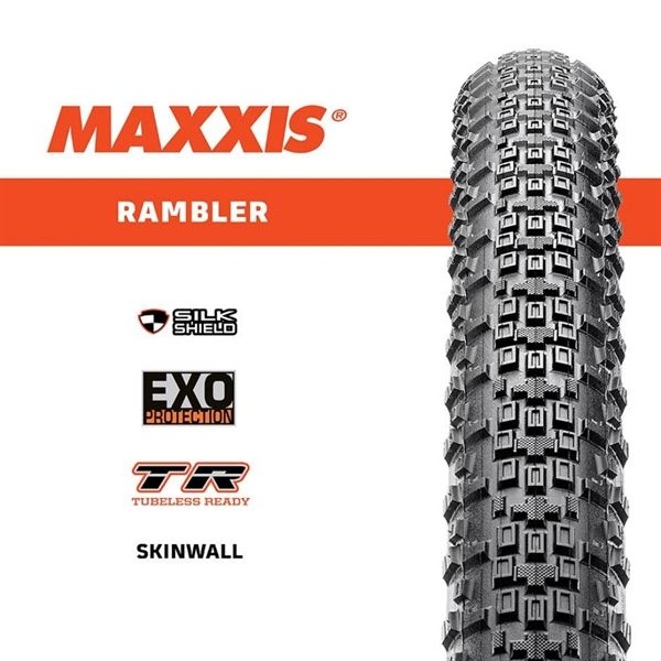 Vỏ Xe Đạp Maxxis Rambler 700 x 45 EXO TR 120TPI