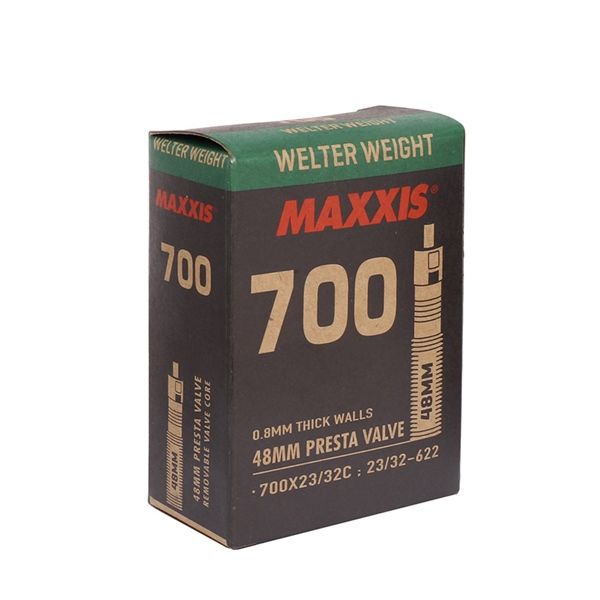 Ruột Xe Đạp Maxxis Welterweight 700 23-32 Presta 48mm( Van Pháp )
