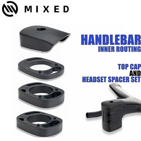 Bộ 3 vòng chêm cổ phuộc kèm nắp potang xe đạp oval hỗ trợ đi dây âm OD1 cổ 28.6
