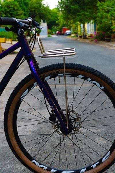 Baga trước xe đạp Inox F15