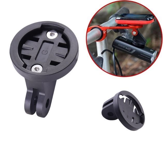 Bát chuyển đuôi Gopro 3 chấu thành đuôi tròn Garmin cho đồng hồ / đèn xe đạp MT085