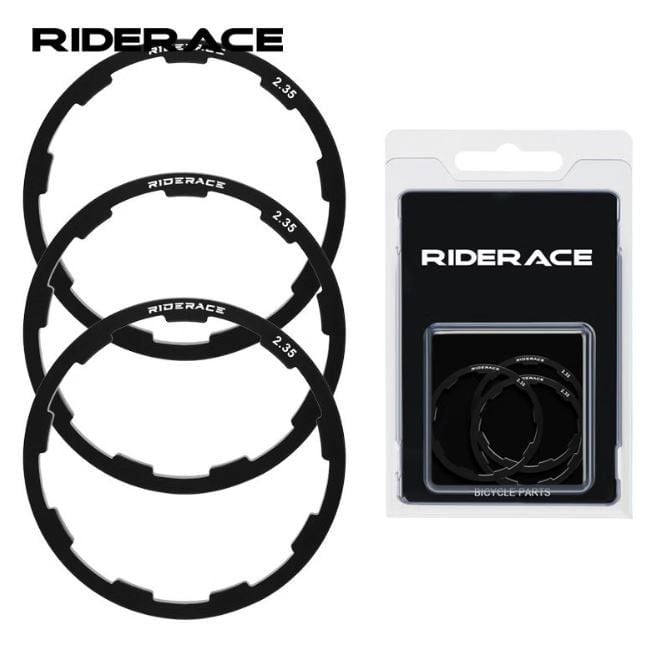 Bộ 3 vòng chêm líp xe đạp cối HG nhôm RiderAce 1.0mm +1.5mm +2.0mm