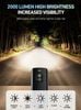 Đèn chiếu sáng xe đạp Cyclami 2000 lumen - 4500mah BR2000