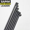 Bộ căm xe đạp Sapim Leader 14G 2.0 65 cây đầu J màu Đen / Bạc kèm chân căm