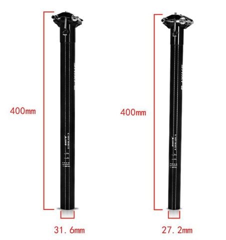  Cốt yên xe đạp SHIKRA 31.6 / 27.2 400mm 
