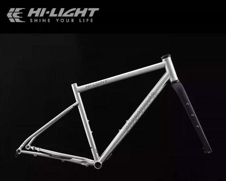 Khung Xe Đạp Titanium Gravel G6 từ Hi Light (Chính hãng, bảo hành 5 năm)