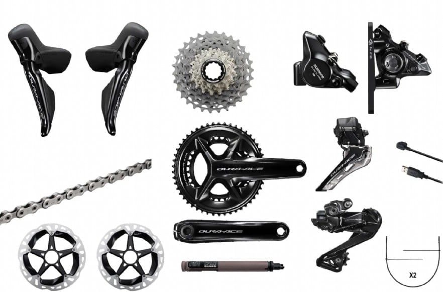 Bộ Groupset Shimano Dura-Ace R9270 Di2 12 tốc độ - Fullbox