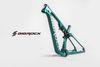 Sườn xe đạp carbon BigRock 2 phuộc full suspension - Xanh Ngọc