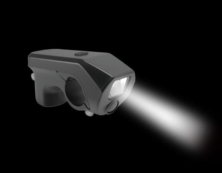 Potang xe đạp 31.8 75mm tích hợp đèn và chuông điện - Xạc Type C