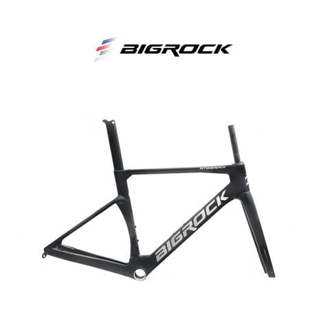  Sườn xe đạp Bigrock Road Aero Carbon - Đen Nhám 