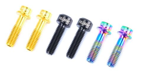  Bộ ốc khóa cốt yên titanium Risk M5 x 18mm 