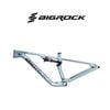 Sườn xe đạp carbon BigRock 2 phuộc full suspension - Xanh nhạt