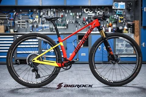  Xe đạp MTB Bigrock 29 inch Đỏ - Vàng 