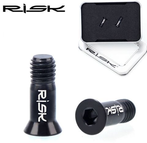  Bộ ốc bánh xe đề titanium Risk M5 x 14.2mm 