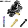Bộ 2 Ốc dầu titanium Risk cho heo dầu thắng dĩa xe đạp Shimano RT116