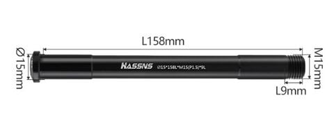  Ti axle cho phuộc Fox / RockShox 15 x 110 15*155L(M15*1.5-9L ) / 15*158L(M15*1.5-9L) 