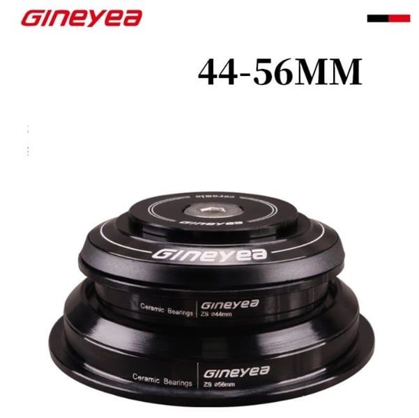 Bộ chén cổ xe đạp GINEYEA bạc đạn Ceramic 44-56 cho phuộc cổ nở S202