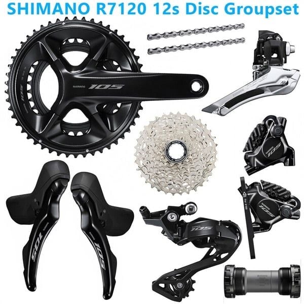 Bộ Group xe đạp Shimano 105 R7120 2x12