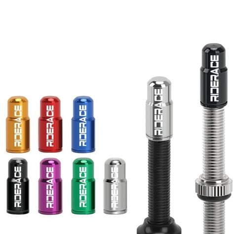  Bộ 10 nắp chụp van xe đạp RiderAce van pháp Nhôm CNC RR9660 