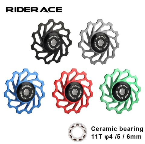  Bánh xe đề xe đạp RiderAce nhôm CNC - bạc đạn Ceramic 11T / 13T RR9247 