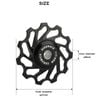 Bánh xe đề xe đạp RiderAce nhôm CNC - bạc đạn Ceramic 11T RR9247