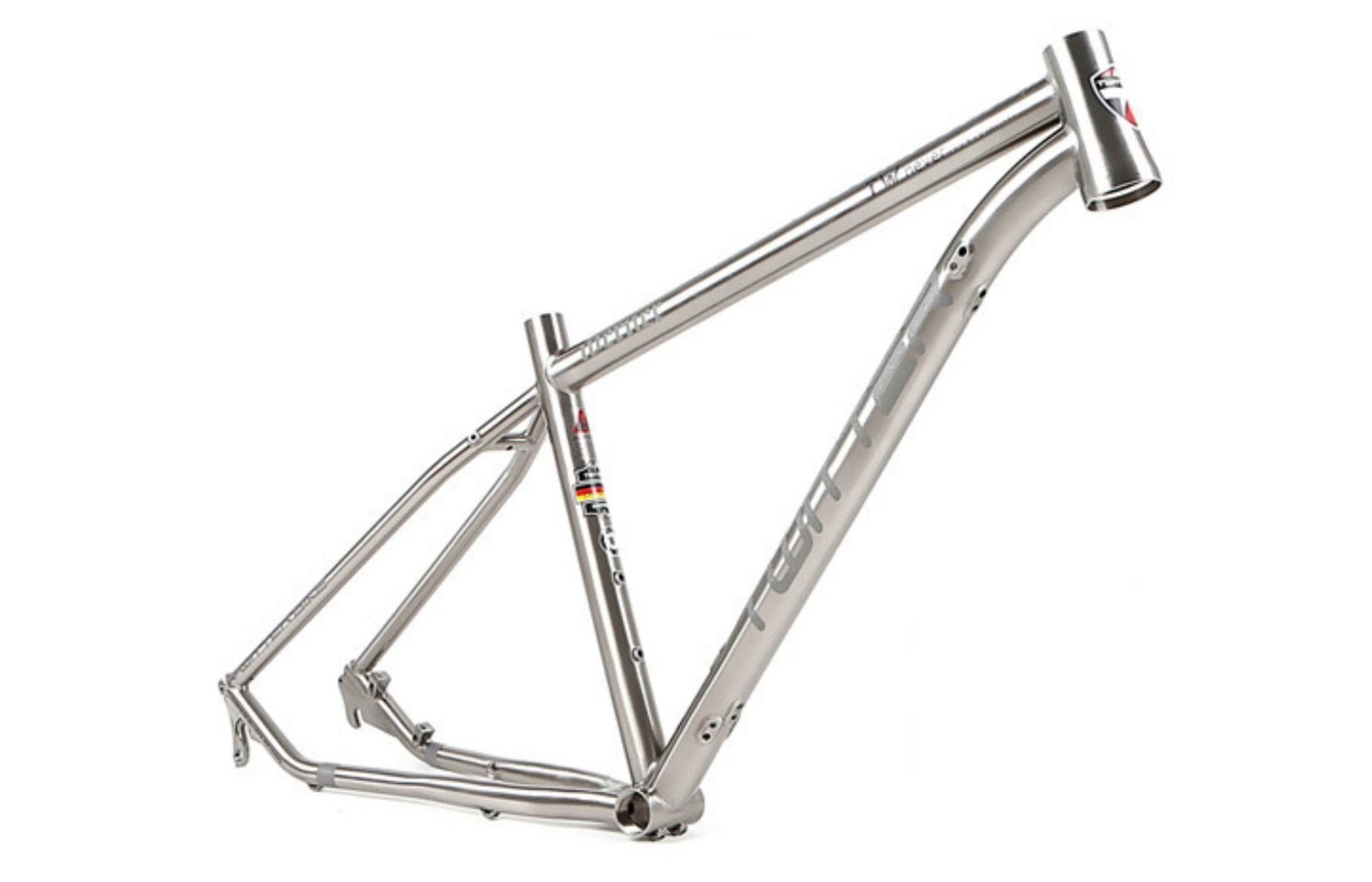 Khung sườn xe đạp MTB titanium Twitter Werner 27.5 inch
