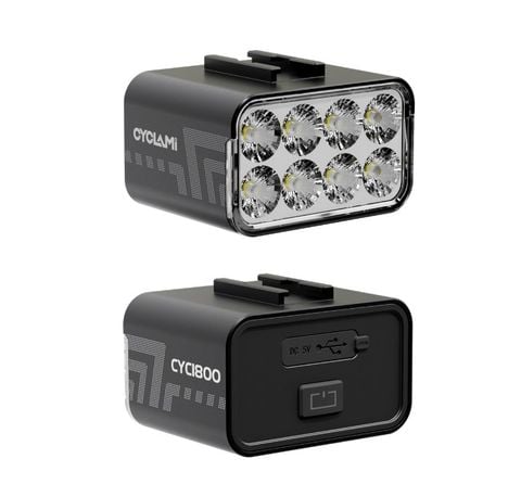  Đèn chiếu sáng xe đạp Cyclami 1800 lumen 4000mah CYC1800 