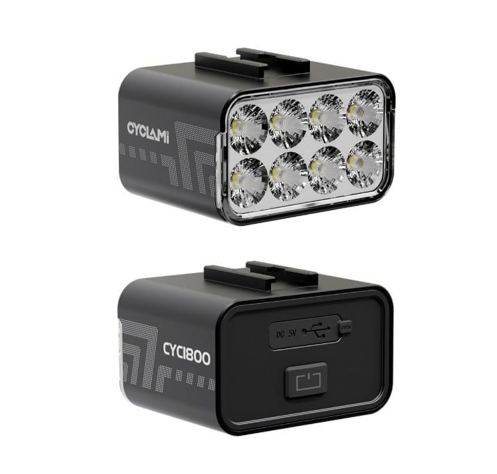 Đèn chiếu sáng xe đạp Cyclami 1800 lumen 4000mah CYC1800
