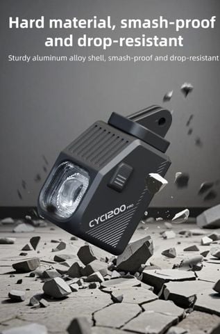  Đèn chiếu sáng xe đạp Cyclami 1200 lumen - 5000mah CYC1200 PRO 