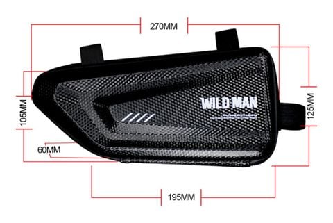  Túi treo sườn xe đạp Wildman E04 