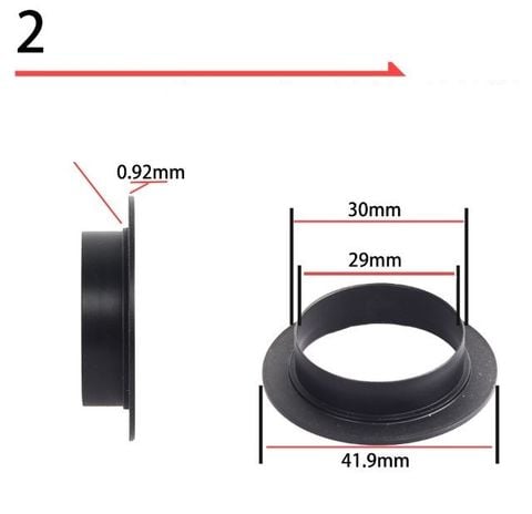  Seal nhựa thay thế cho trục giữa xe đạp 24mm / 29mm 