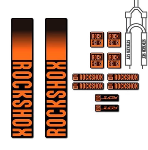  Bộ tem dán phuộc xe đạp RockShox Judy 