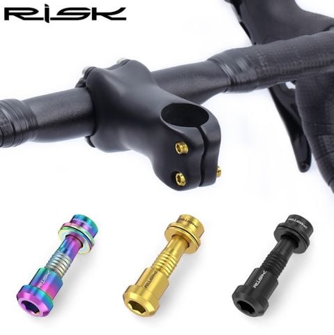  Bộ 2 ốc potang xe đạp titan dành cho potang carbon Risk RT111 M5x18 / M5x20mm 