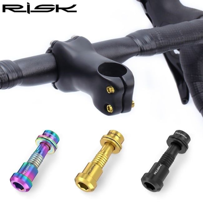 Bộ 2 ốc potang xe đạp titan dành cho potang carbon Risk RT111 M5x18 / M5x20mm