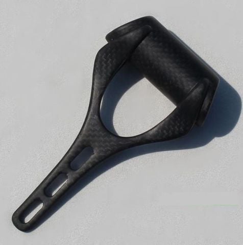  Bát carbon 3K gắn đồng hồ / phụ kiện lên ghidong xe đạp MT080 