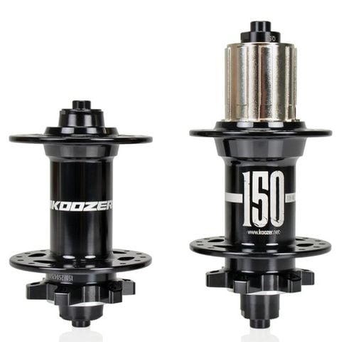  Bộ đùm xe đạp Koozer 150 9x100 / 10x135 32 căm cối HG thép 