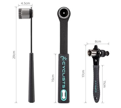  Bộ tool cảo giò dĩa + trục giữa cốt vuông Cyclist CT303 