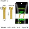 Bộ 2 ốc titan xe đạp gắn heo dầu M6x25 Risk RT039